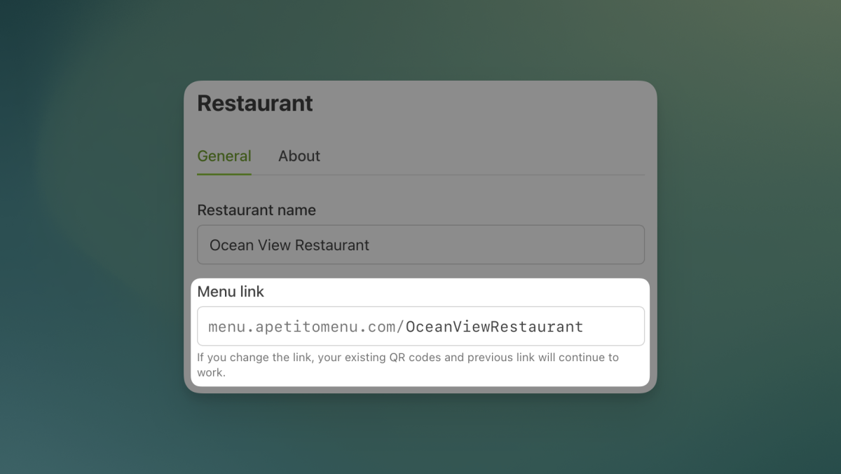 Change the last part of your menu link