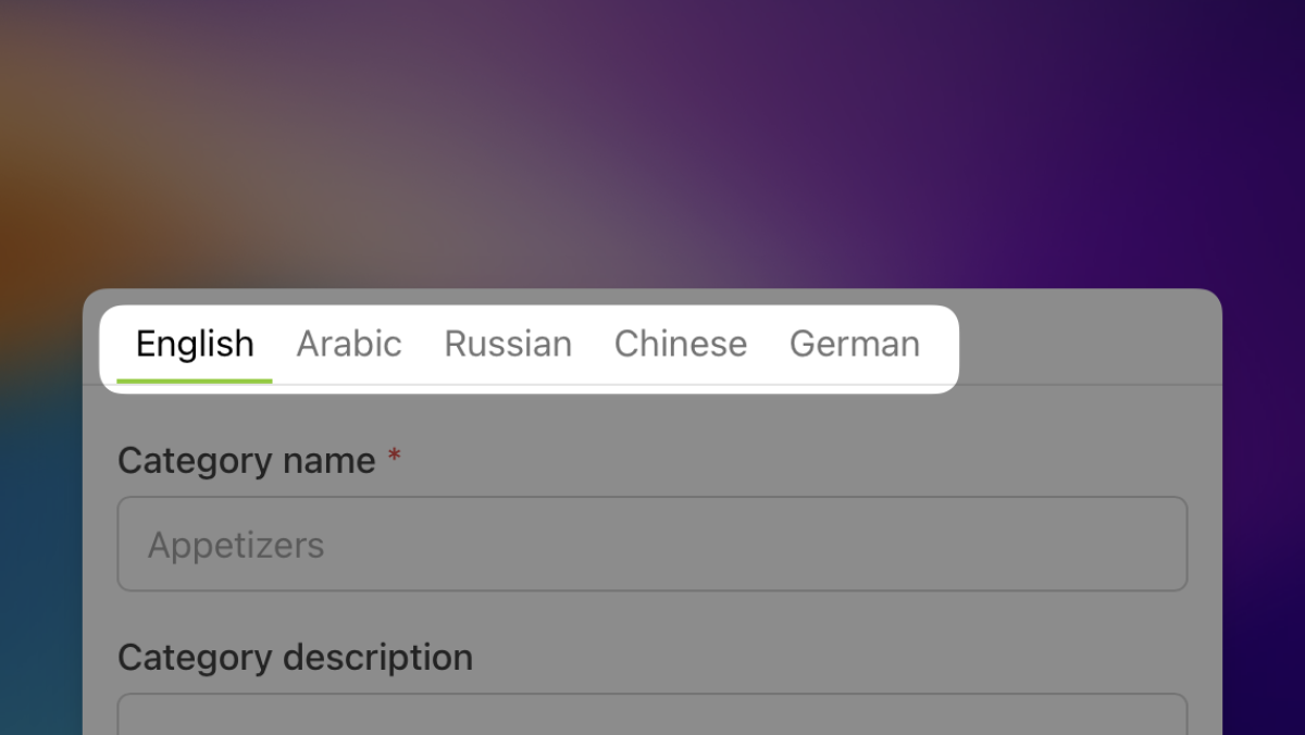 Better multi-language editing with language tabs