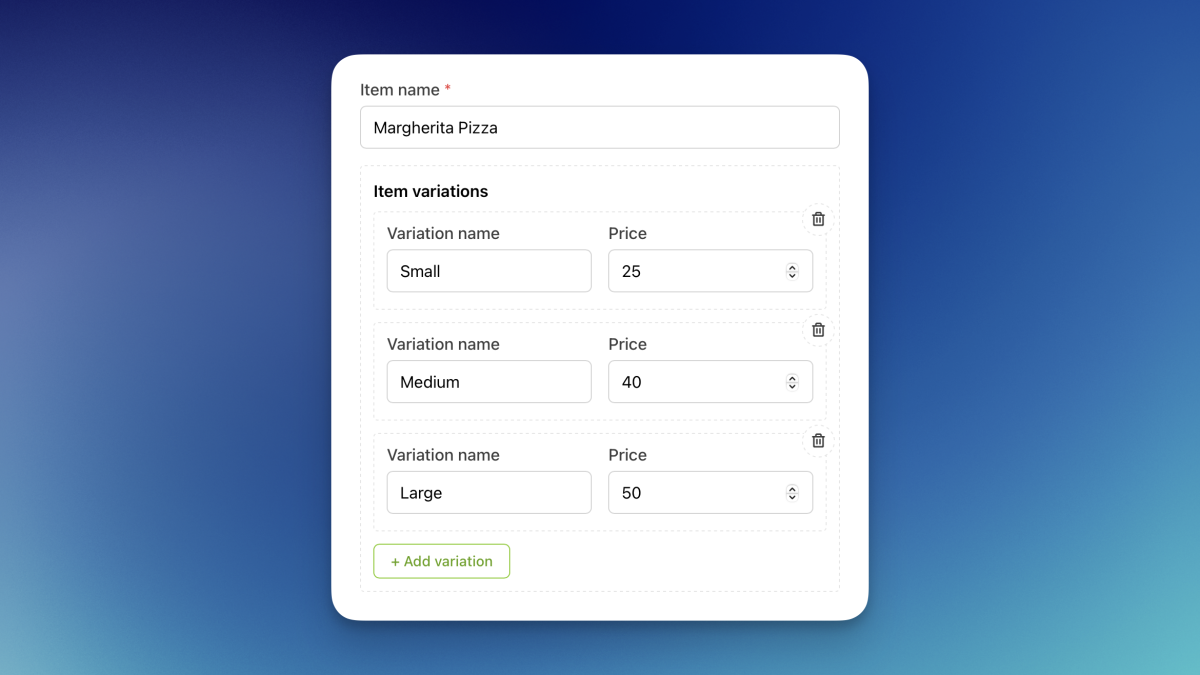 Add multiple price options to a product