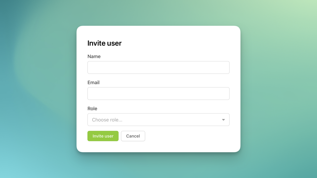 Invite users to help manage your menu